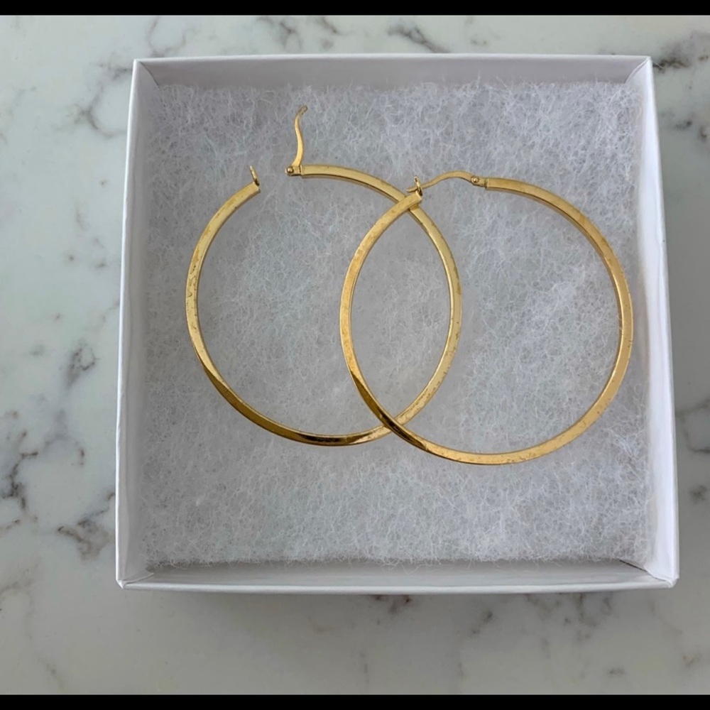 Gold plated Earring hoops